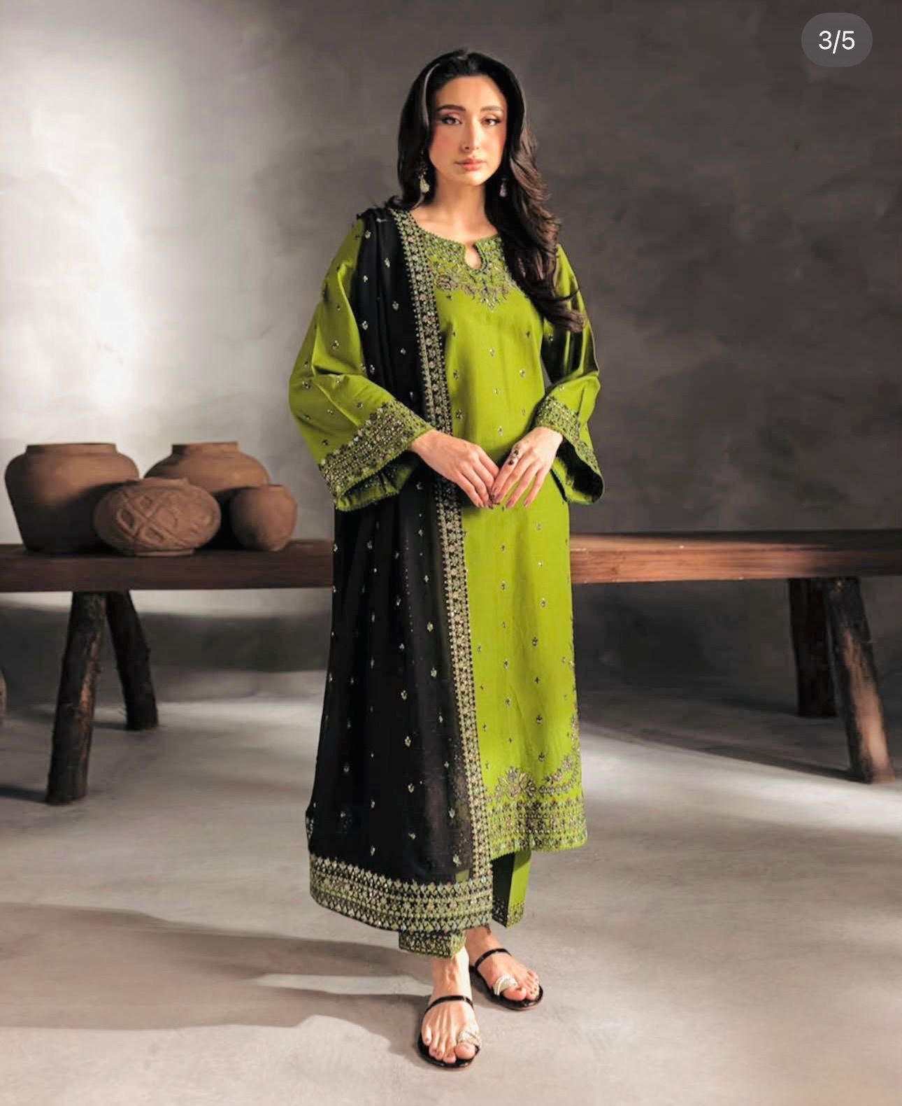 ELEGENT 3PC CASUAL DHANAK
