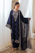NUREH 3PC LAWN EMBROIDERED UNSTITCHED D#1128