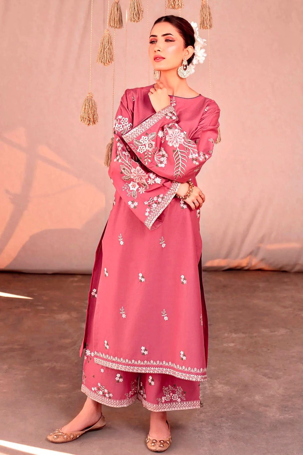 URGE 2PC UNSTITCHED EMBROIDERED LAWN