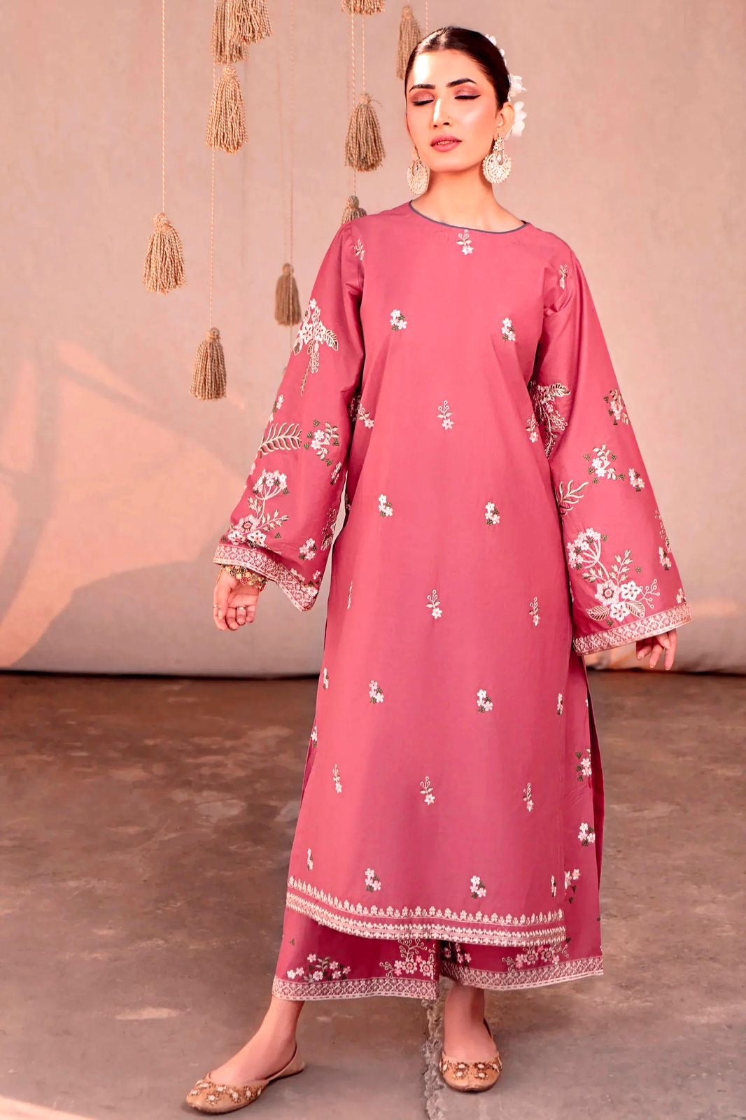 URGE 2PC UNSTITCHED EMBROIDERED LAWN