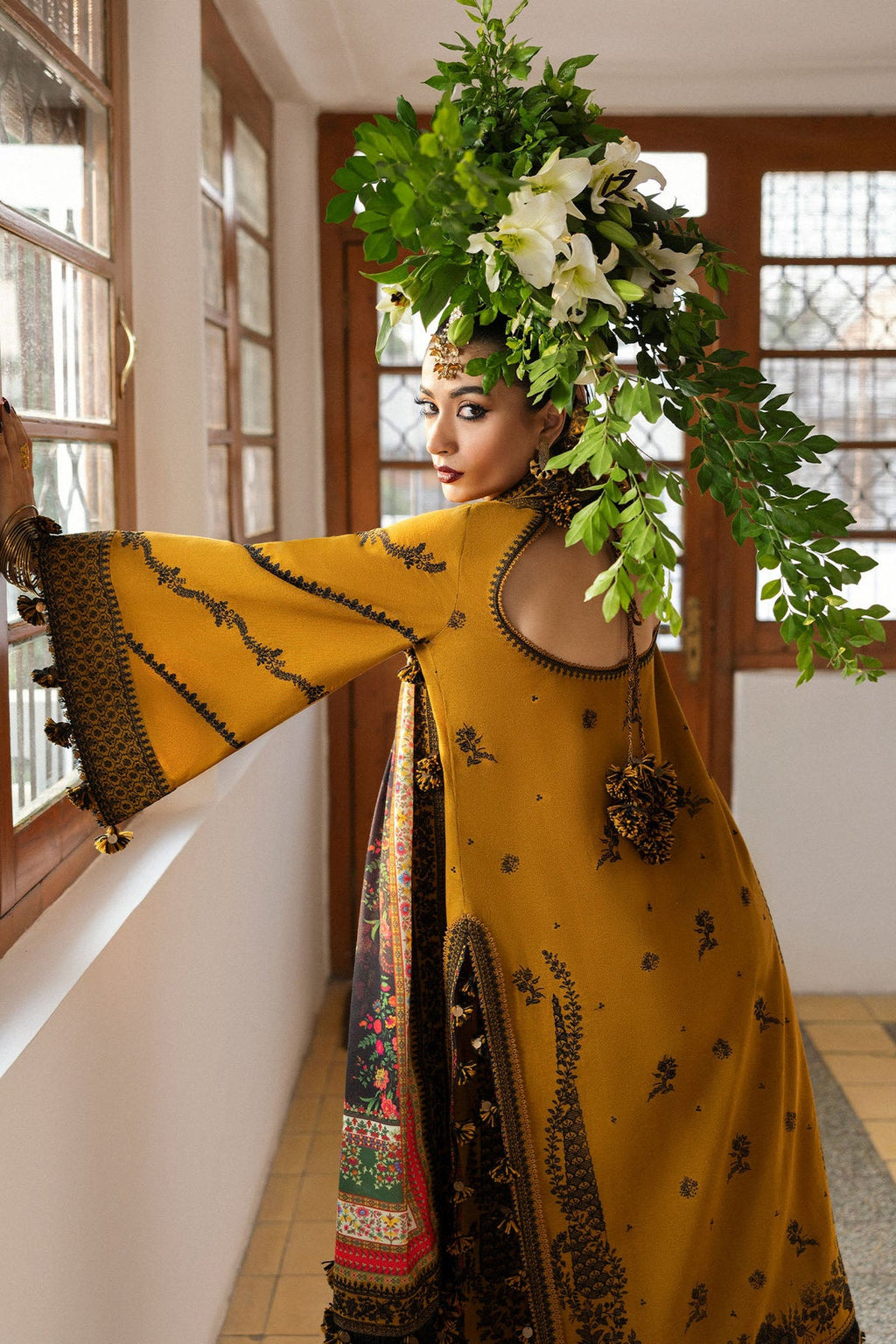 HUSSAIN REHAR 3PC UNSTITCHED EMBROIDERED