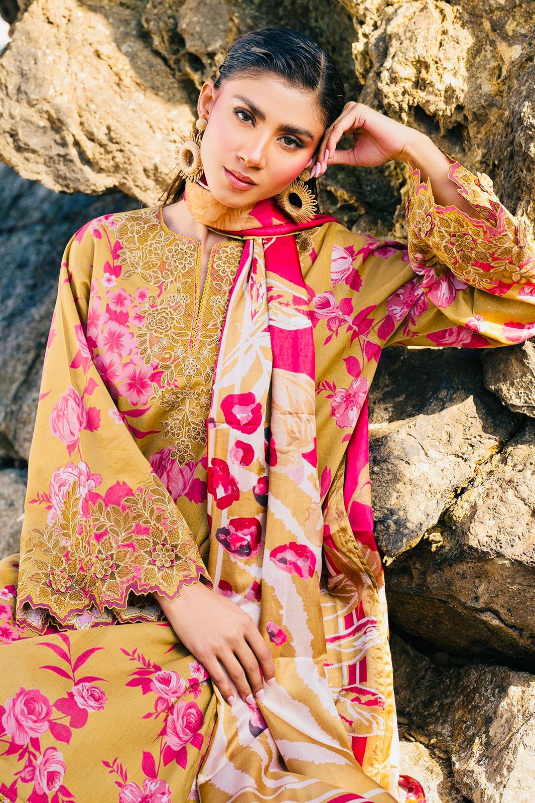 BAROUQE – 3 Piece Lawn Summer Casual Collection (Code: VOL1)