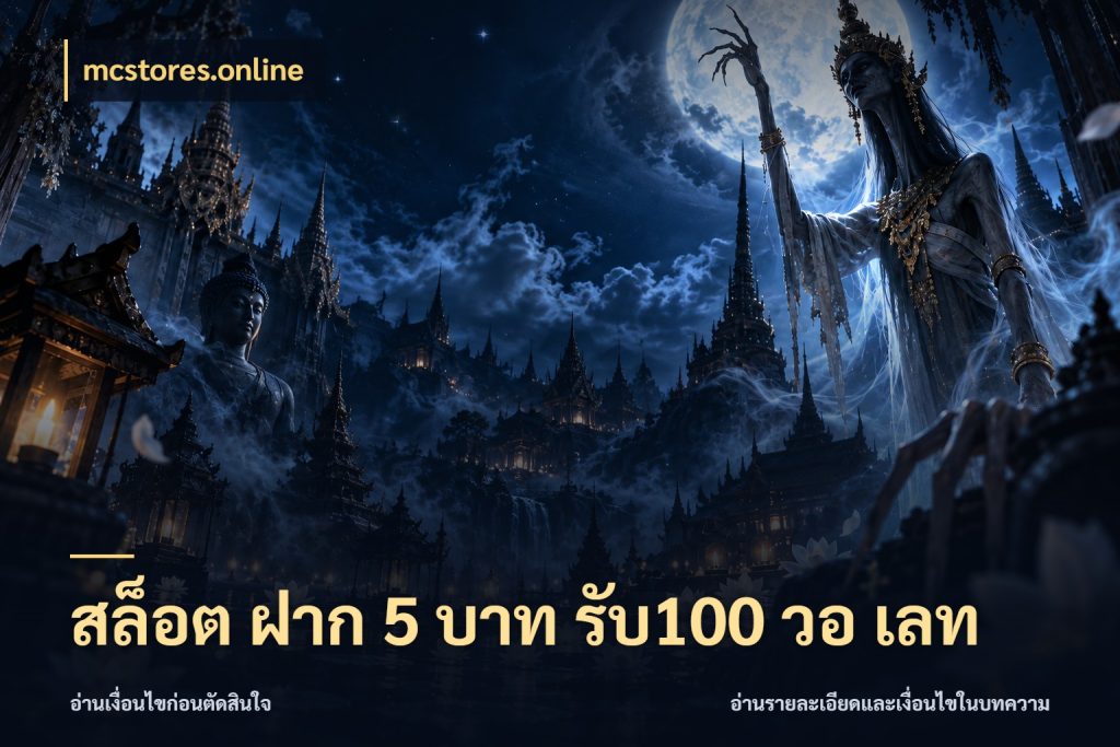 สล็อต ฝาก 5 บาท รับ100 วอ เลท โปรยอดรับที่สายเกมสนใจ ในมุม mcstores.online