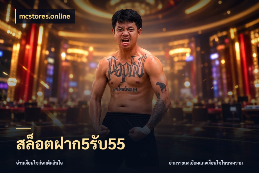 สล็อตฝาก5รับ55 จับประเด็นยอดรับก่อนเลือกความสนุก กับ mcstores.online