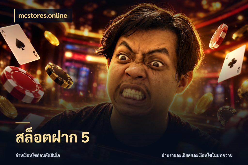 สล็อตฝาก 5 mcstores.online ทุนเบาก็มีสีสันในจังหวะของคุณ