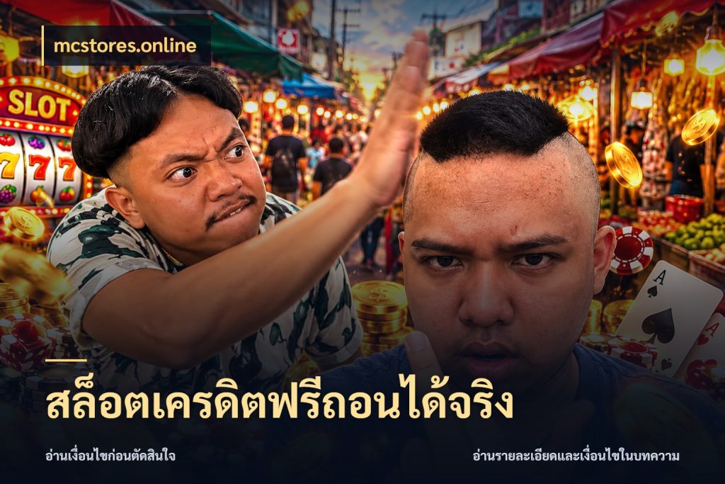สล็อตเครดิตฟรีถอนได้จริง เลือกสไตล์ความสนุกจากรูปแบบเครดิต ในมุม mcstores.online