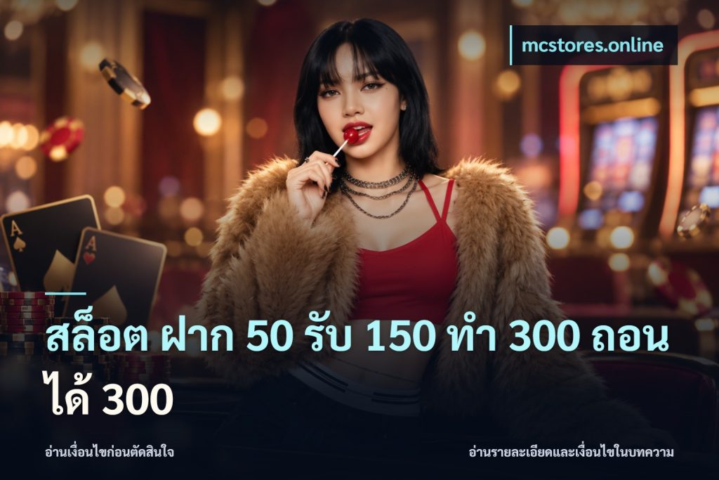 สล็อต ฝาก 50 รับ 150 ทํา 300 ถอนได้ 300
