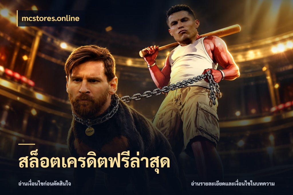 สล็อตเครดิตฟรีล่าสุด จับมุมเด่นของเครดิตฟรีให้ตรงใจ สไตล์ mcstores.online