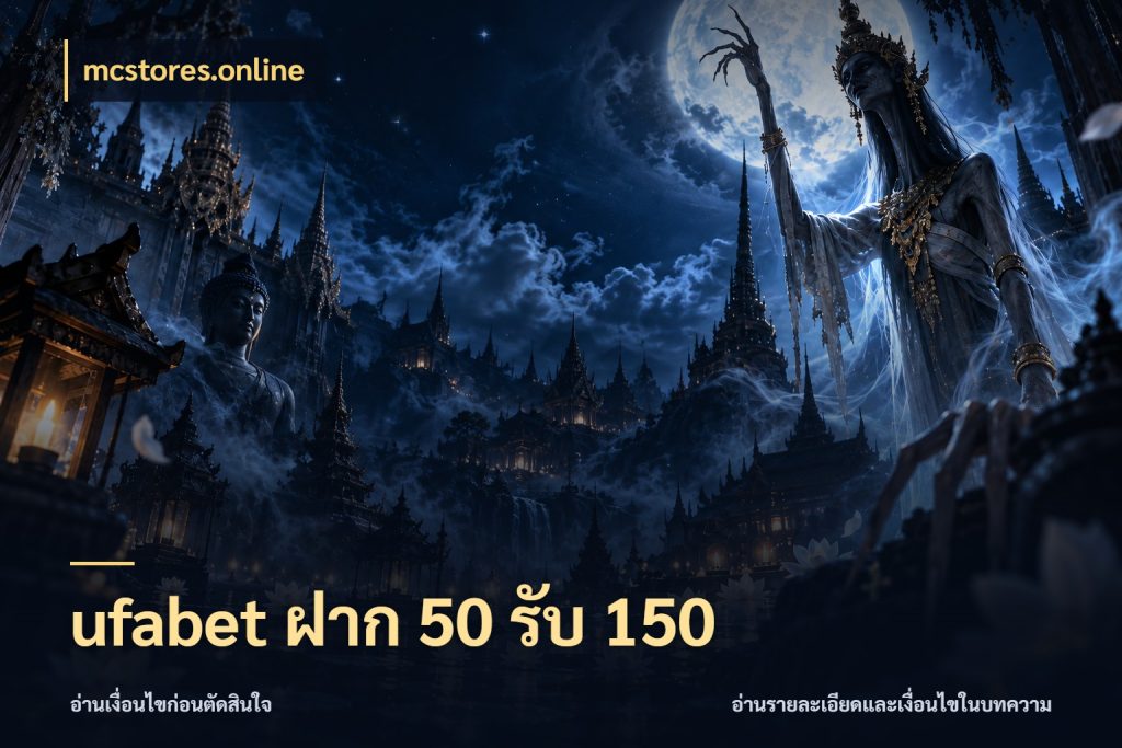 ufabet ฝาก 50 รับ 150 เปิดมุมโปรให้เข้ากับเกมแนวโปรด สไตล์ mcstores.online