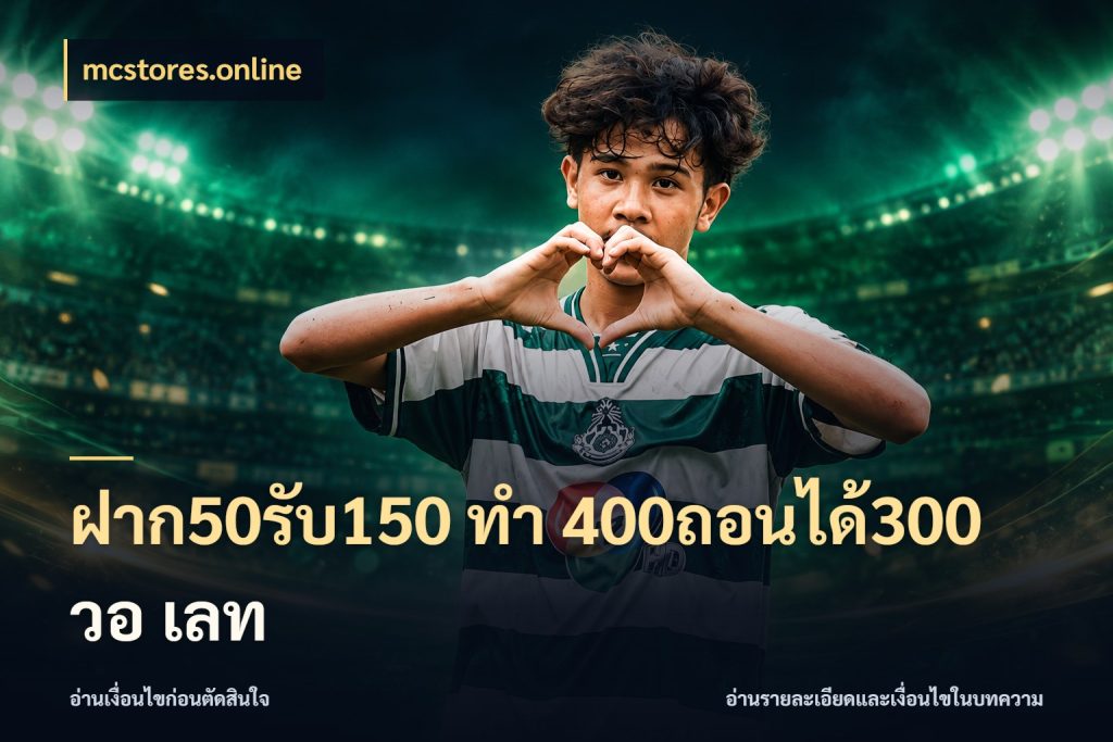 ฝาก50รับ150 ทํา 400ถอนได้300 วอ เลท สนุกกับตัวเลือกโปรในสไตล์ของคุณ ในมุม mcstores.online