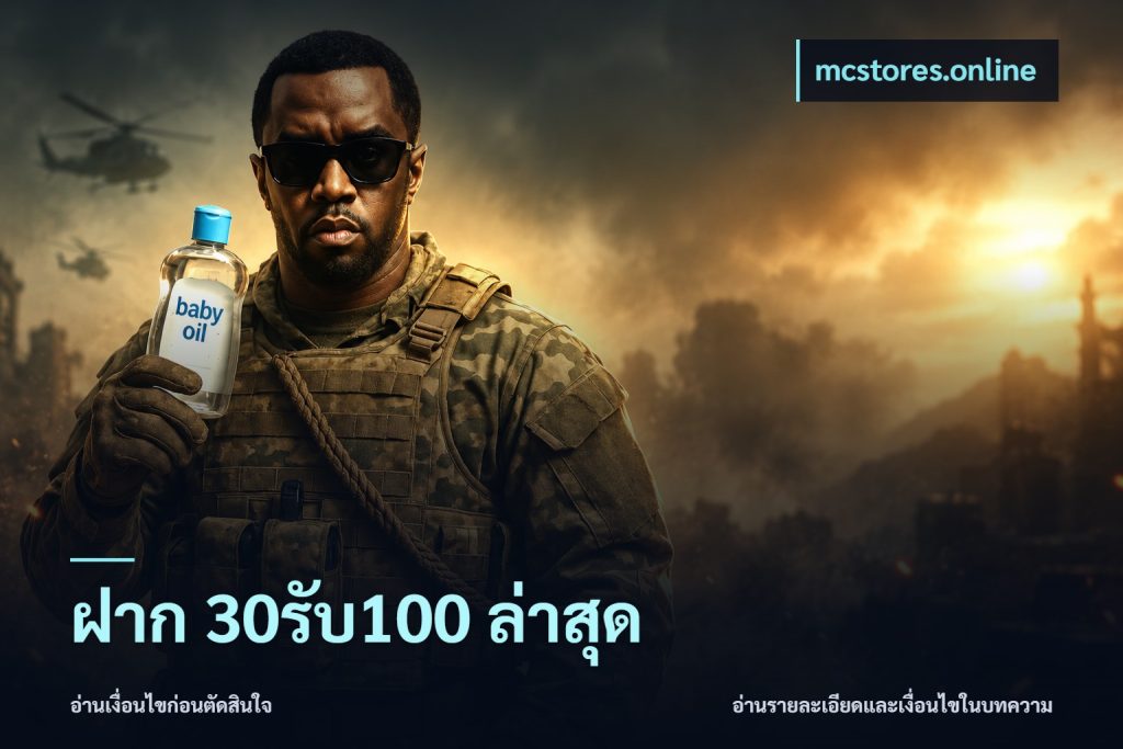 ฝาก 30รับ100 ล่าสุด