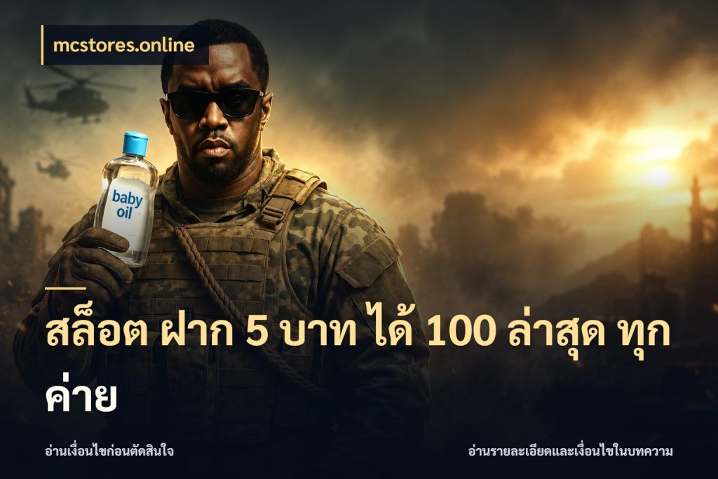 สล็อต ฝาก 5 บาท ได้ 100 ล่าสุด ทุกค่าย mcstores.online เครดิตกับรูปแบบโปรที่ตรงใจ