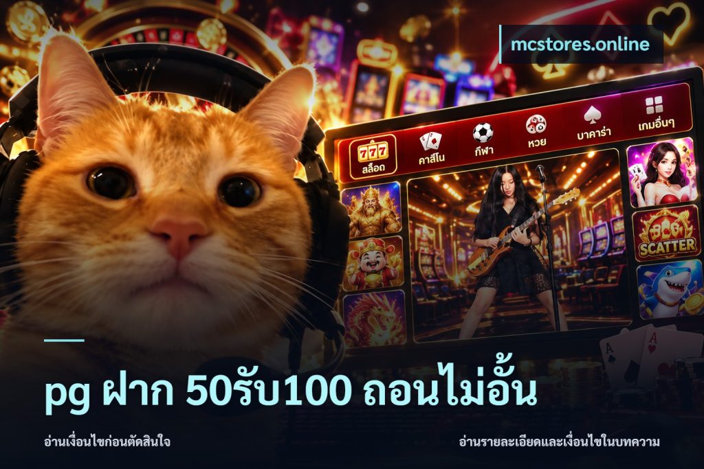 pg ฝาก 50รับ100 ถอนไม่อั้น