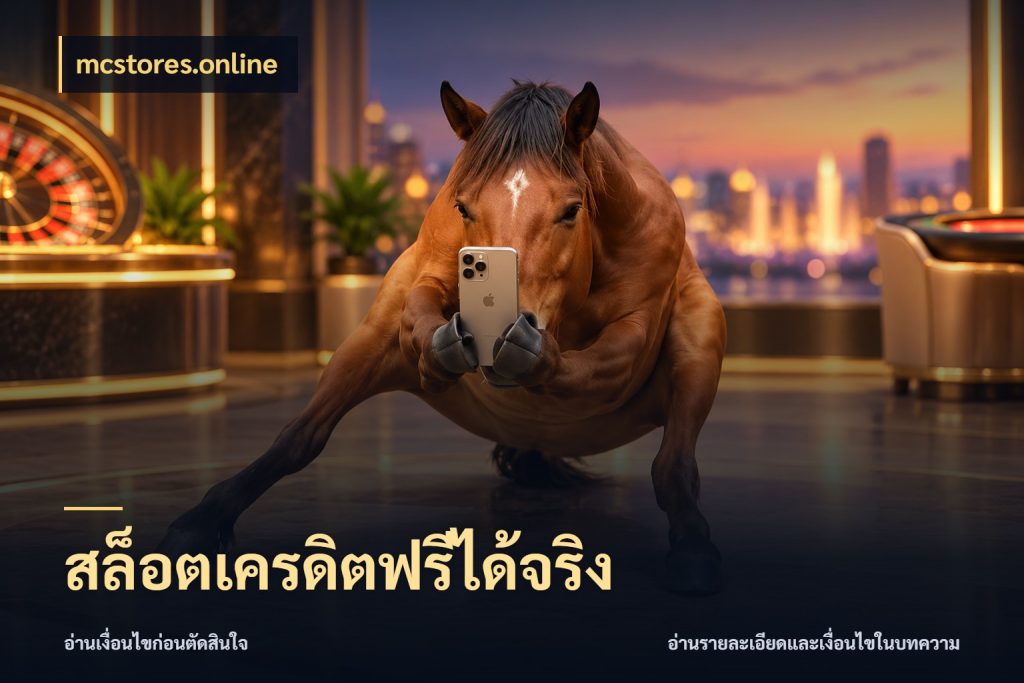 สล็อตเครดิตฟรีได้จริง mcstores.online สิทธิ์ที่สายโบนัสสนใจกับวิธีรับ