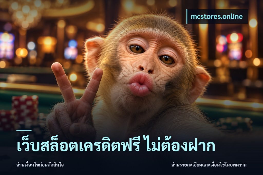 เว็บสล็อตเครดิตฟรี ไม่ต้องฝาก