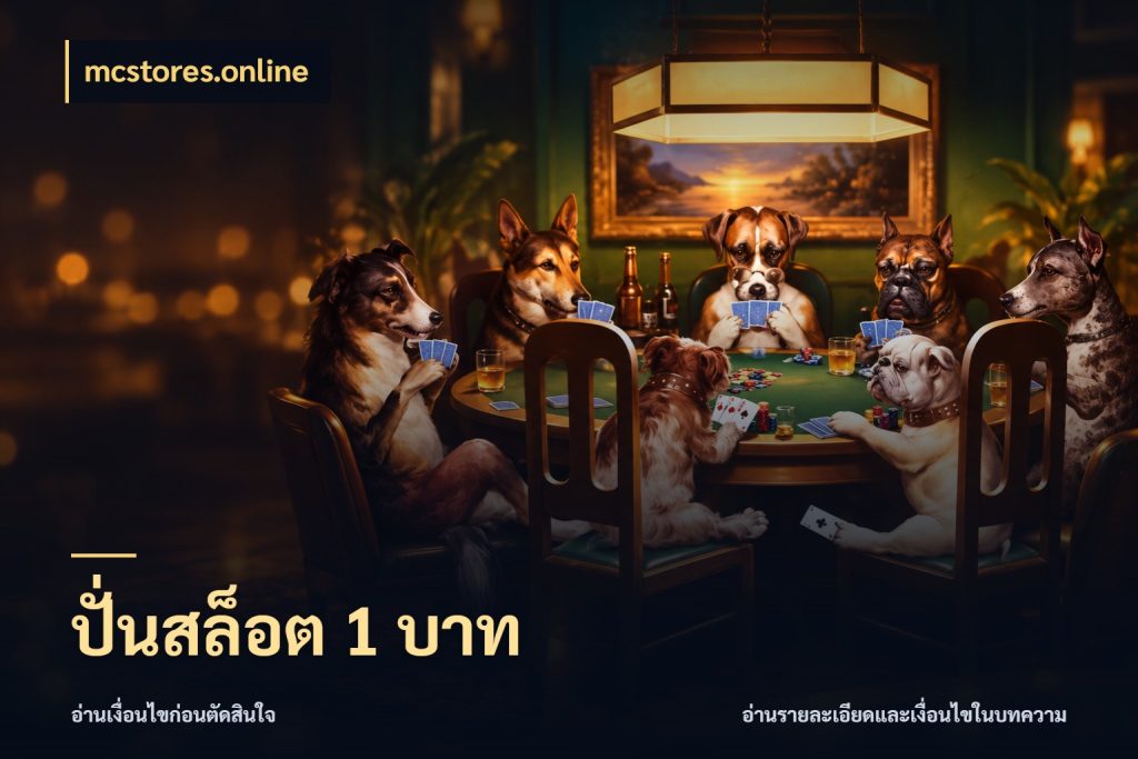 ปั่นสล็อต 1 บาท เลือกสไตล์จากยอดและรูปแบบที่ตรงใจ กับ mcstores.online