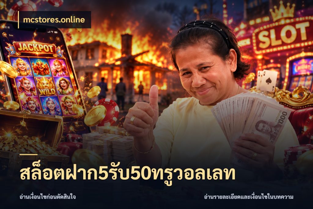 สล็อตฝาก5รับ50ทรูวอลเลท สนุกกับตัวเลือกโปรในสไตล์ของคุณ ในมุม mcstores.online
