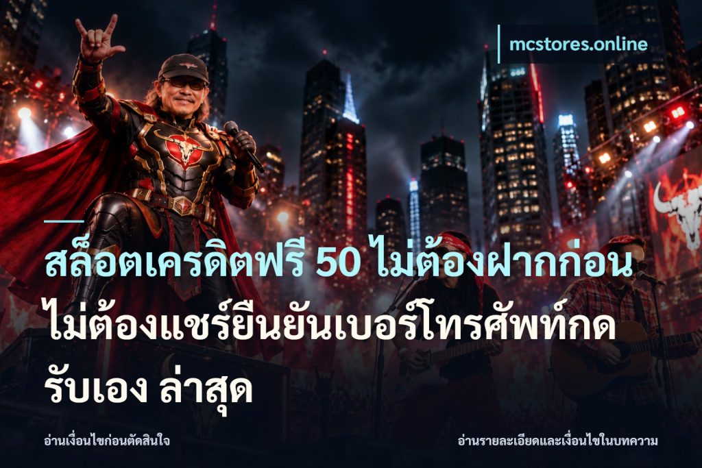 สล็อตเครดิตฟรี 50 ไม่ต้องฝากก่อนไม่ต้องแชร์ยืนยันเบอร์โทรศัพท์กดรับเอง ล่าสุด