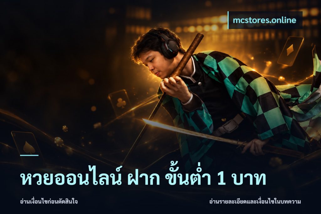 หวยออนไลน์ ฝาก ขั้นต่ำ 1 บาท