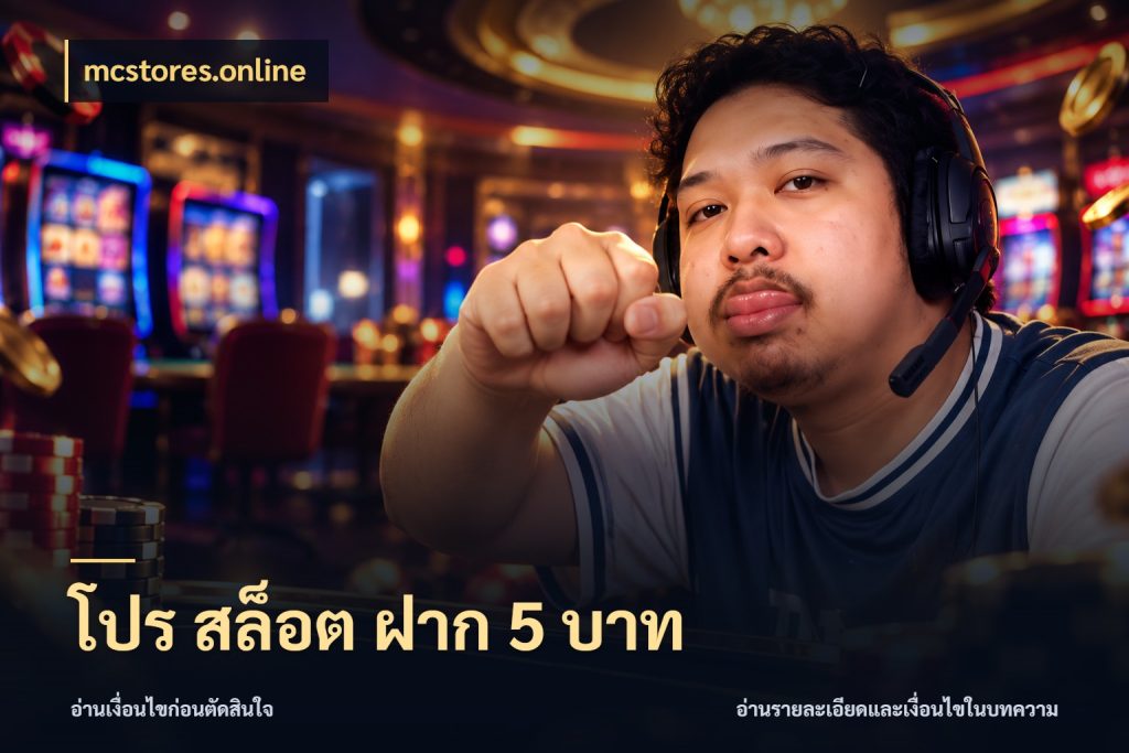 โปร สล็อต ฝาก 5 บาท รู้จักจำนวนแต่ละแบบก่อนเลือกเกม ในมุม mcstores.online