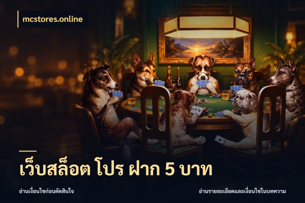เว็บสล็อต โปร ฝาก 5 บาท สายทุนน้อยเลือกความสนุกให้พอดี กับ mcstores.online