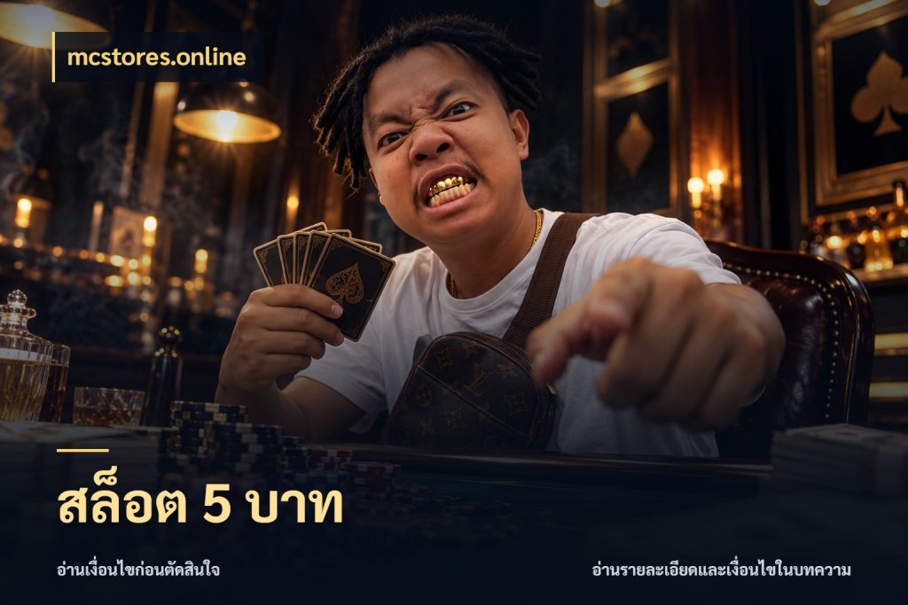 สล็อต 5 บาท ยอดเริ่มต้นน่าจับตากับสิทธิ์ที่เกี่ยวข้อง กับ mcstores.online