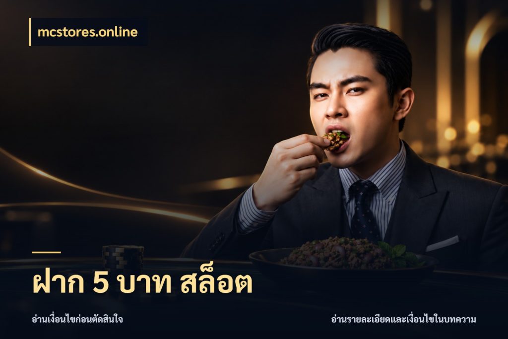 ฝาก 5 บาท สล็อต mcstores.online เกมที่ชอบในขอบเขตเงินของตัวเอง