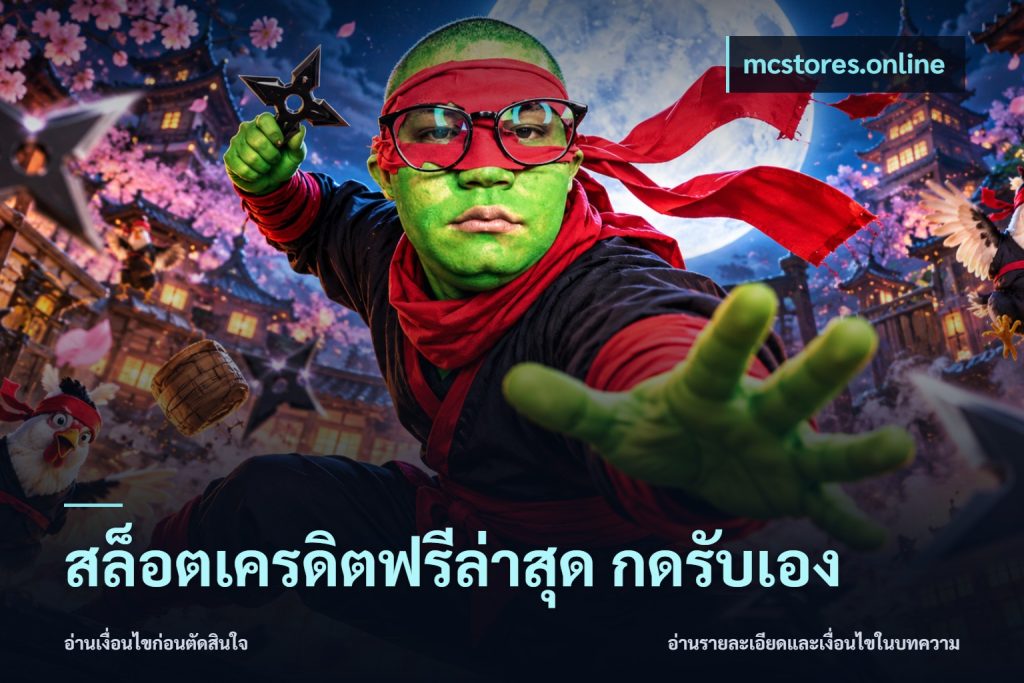 สล็อตเครดิตฟรีล่าสุด กดรับเอง