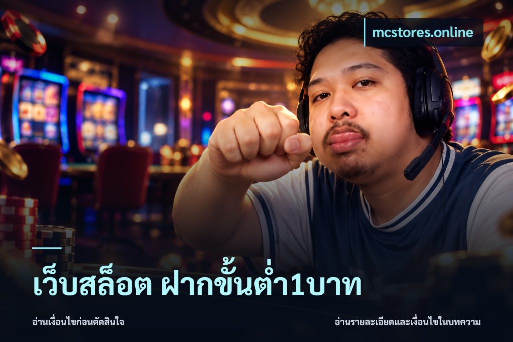 เว็บสล็อต ฝากขั้นต่ำ1บาท