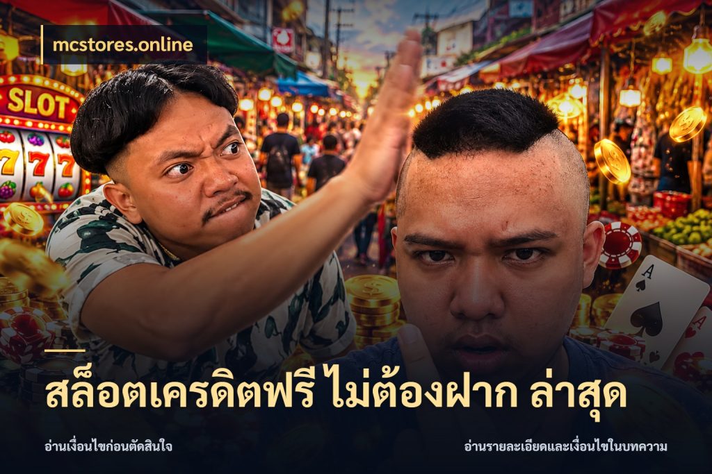 สล็อตเครดิตฟรี ไม่ต้องฝาก ล่าสุด รู้จักยอดและขอบเขตของเครดิตฟรี ในมุม mcstores.online