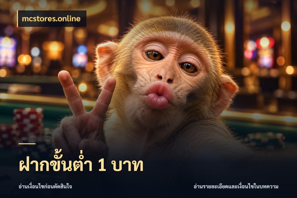 ฝากขั้นต่ำ 1 บาท เปิดมุมยอดเริ่มต้นสำหรับคนชอบเกม สไตล์ mcstores.online