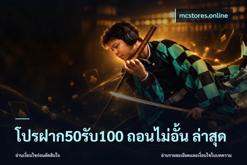 โปรฝาก50รับ100 ถอนไม่อั้น ล่าสุด