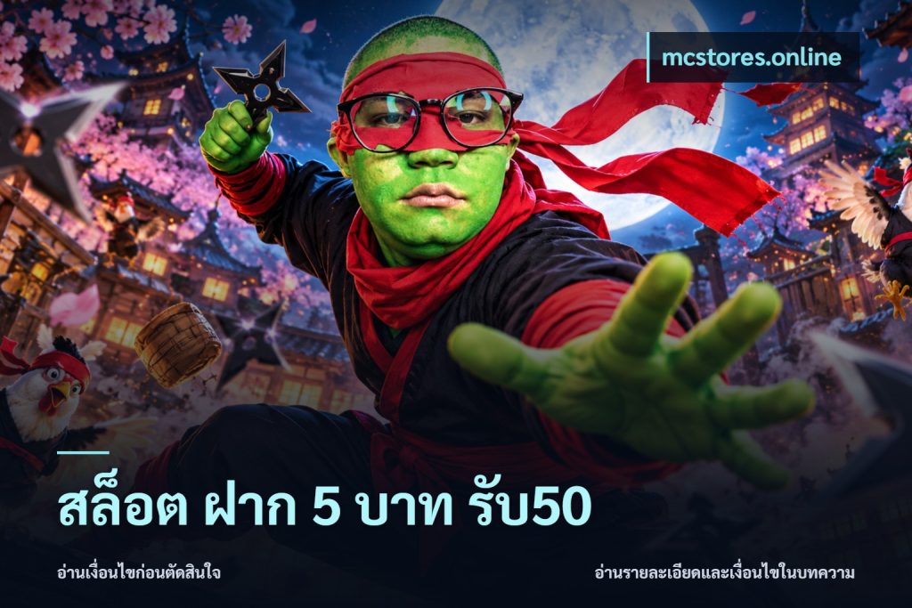 สล็อต ฝาก 5 บาท รับ50