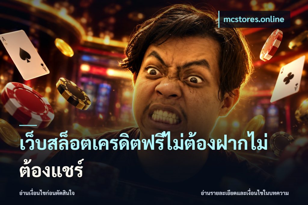 เว็บสล็อตเครดิตฟรีไม่ต้องฝากไม่ต้องแชร์