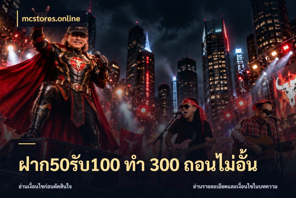 ฝาก50รับ100 ทํา 300 ถอนไม่อั้น จับคู่โบนัสกับสไตล์เกมที่ชอบ สไตล์ mcstores.online