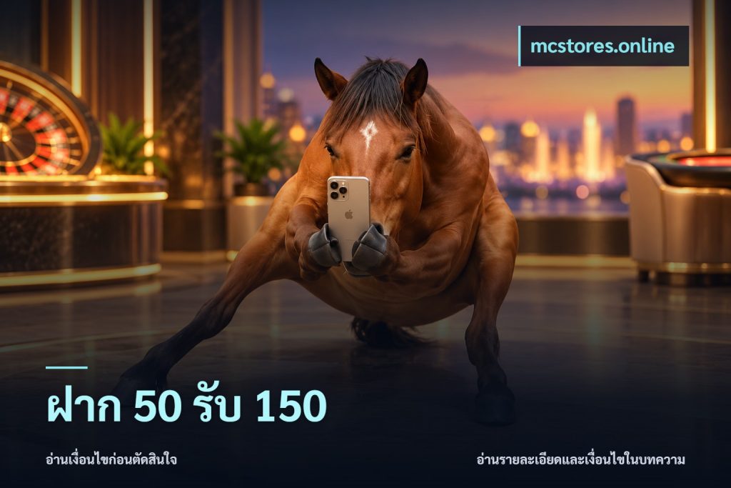 ฝาก 50 รับ 150