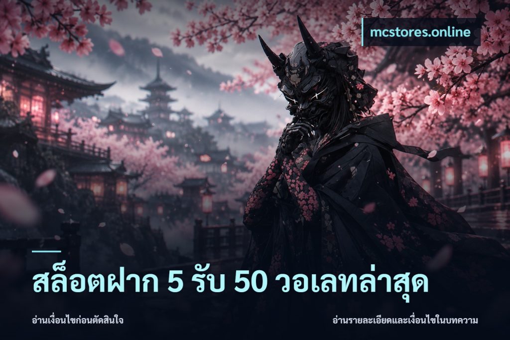 สล็อตฝาก 5 รับ 50 วอเลทล่าสุด