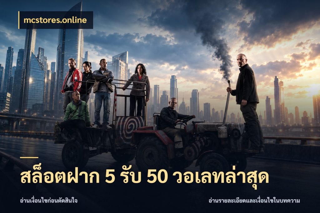 สล็อตฝาก 5 รับ 50 วอเลทล่าสุด จับประเด็นยอดรับก่อนเลือกความสนุก สไตล์ mcstores.online