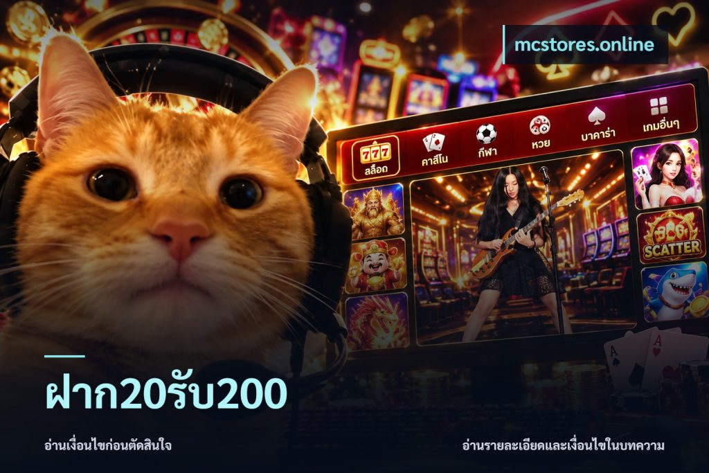 ฝาก20รับ200