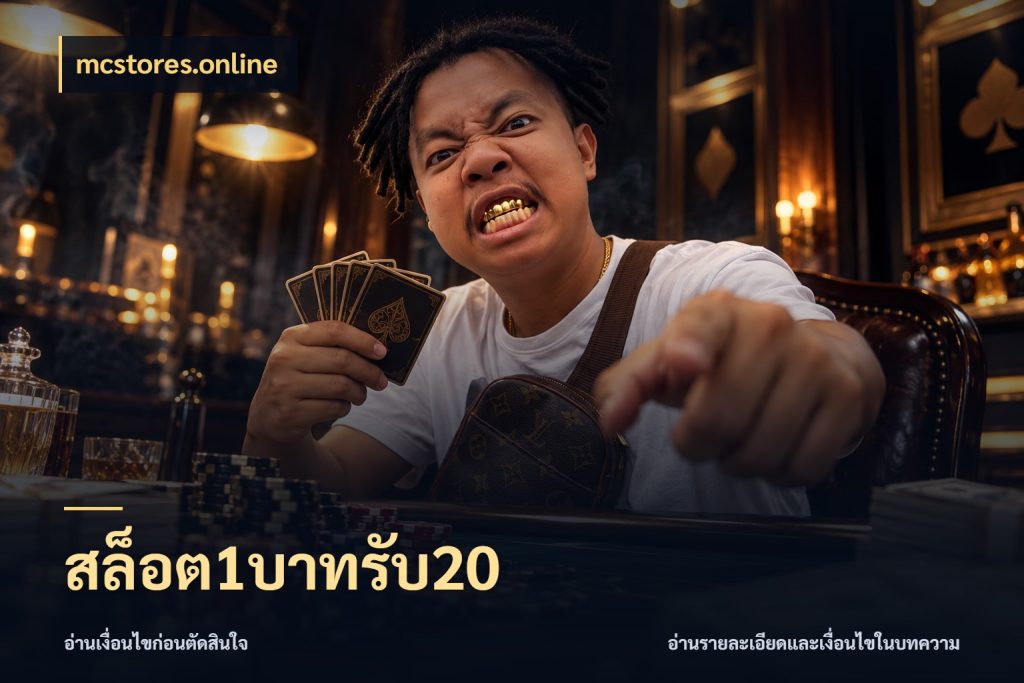 สล็อต1บาทรับ20 เครดิตกับรูปแบบโปรที่ตรงใจ กับ mcstores.online