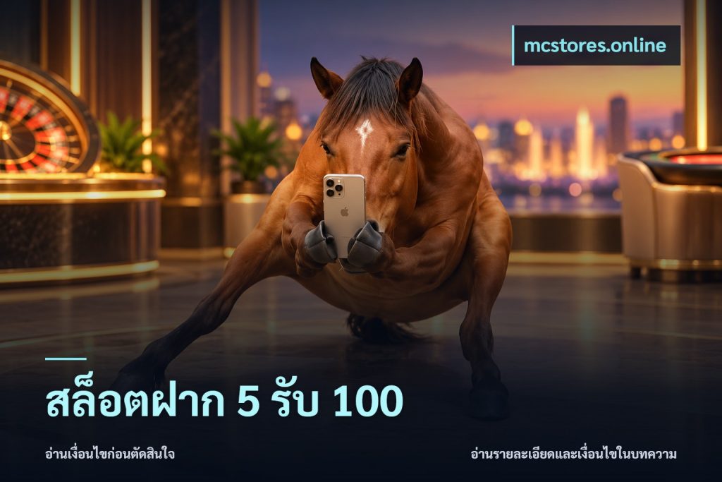 สล็อตฝาก 5 รับ 100