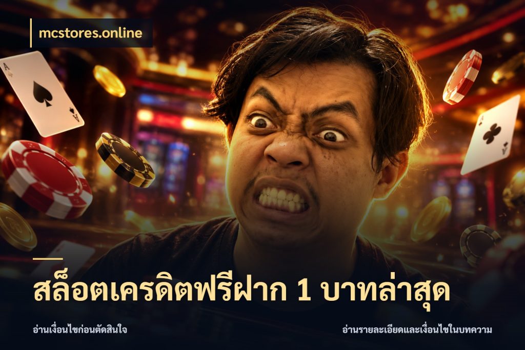 สล็อตเครดิตฟรีฝาก 1 บาทล่าสุด สีสันของเครดิตฟรีและเกมแนวที่ชอบ ในมุม mcstores.online