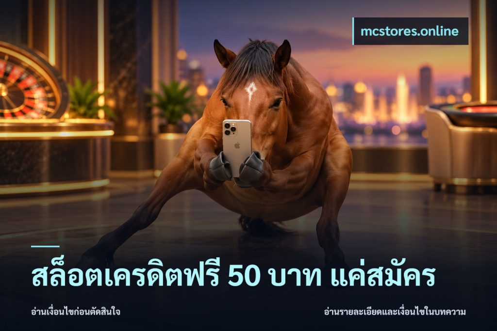 สล็อตเครดิตฟรี 50 บาท แค่สมัคร
