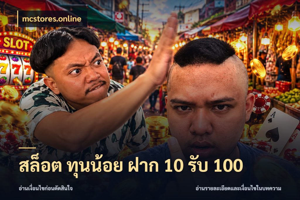สล็อต ทุนน้อย ฝาก 10 รับ 100 mcstores.online สายโบนัสเลือกจังหวะสนุกได้อย่างไร