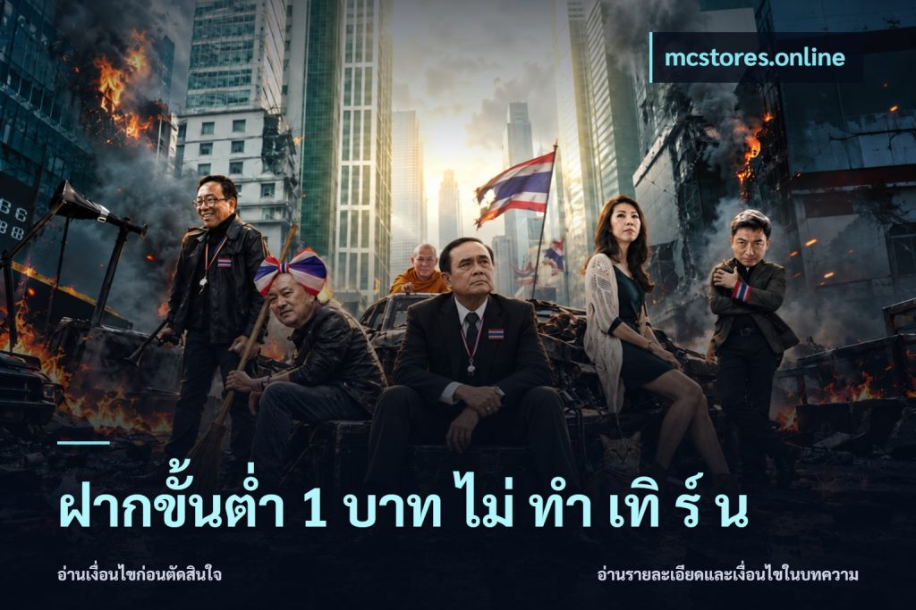 ฝากขั้นต่ำ 1 บาท ไม่ ทำ เทิ ร์ น
