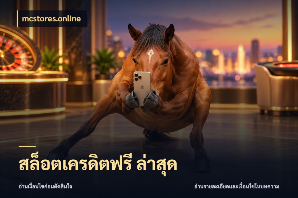 สล็อตเครดิตฟรี ล่าสุด สิทธิ์ที่สายโบนัสสนใจกับวิธีรับ ในมุม mcstores.online