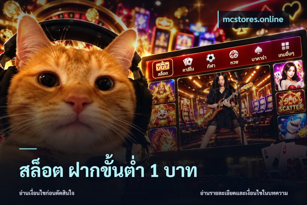 สล็อต ฝากขั้นต่ํา 1 บาท
