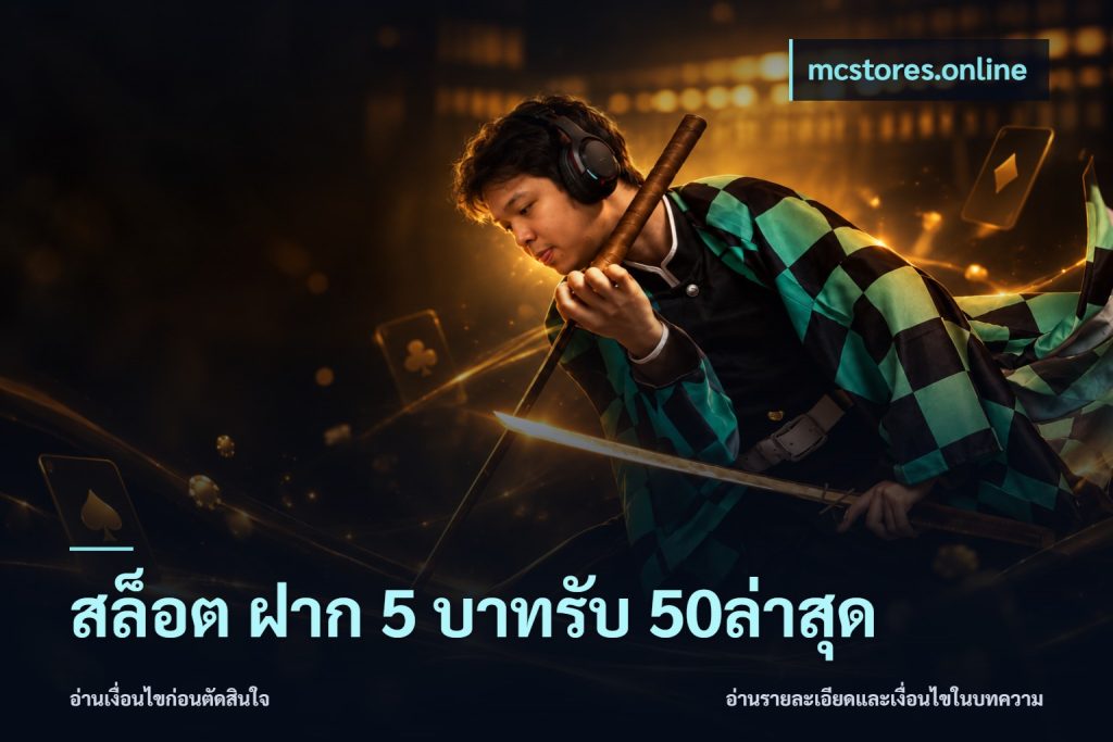 สล็อต ฝาก 5 บาทรับ 50ล่าสุด