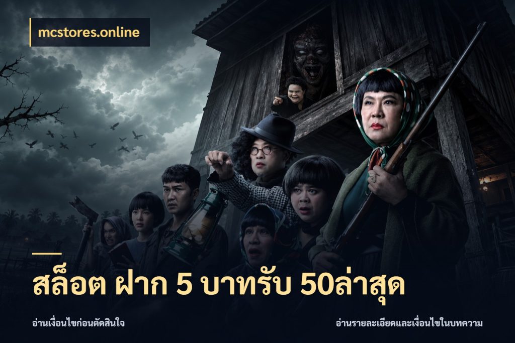สล็อต ฝาก 5 บาทรับ 50ล่าสุด เปิดมุมโปรให้เข้ากับเกมแนวโปรด สไตล์ mcstores.online