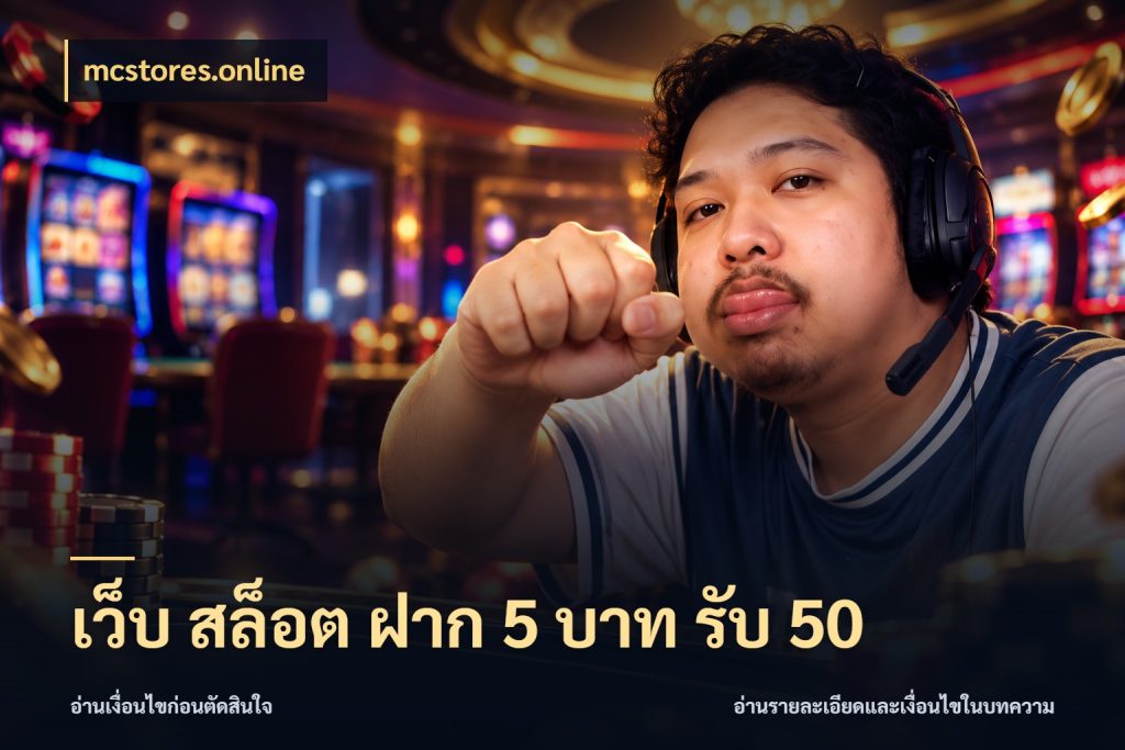เว็บ สล็อต ฝาก 5 บาท รับ 50 จับประเด็นยอดรับก่อนเลือกความสนุก ในมุม mcstores.online